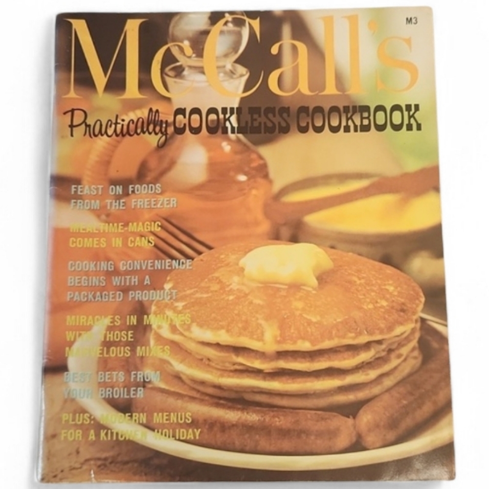 Vintage McCalls Practically Cookless Cookbook